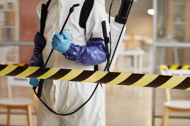 Professional Biohazard Cleanup technician working in Farwell, TX